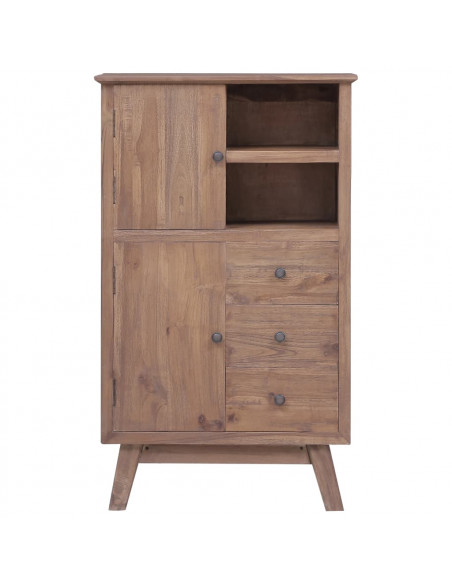 Credenza 60x30x100 cm in Legno Massello di Teak