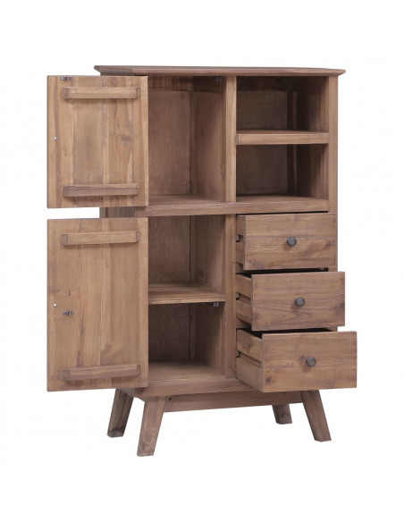 Credenza 60x30x100 cm in Legno Massello di Teak