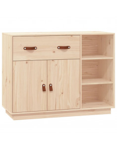 Credenza 98,5x40x75 cm in Legno Massello di Pino