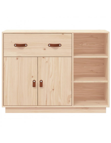 Credenza 98,5x40x75 cm in Legno Massello di Pino