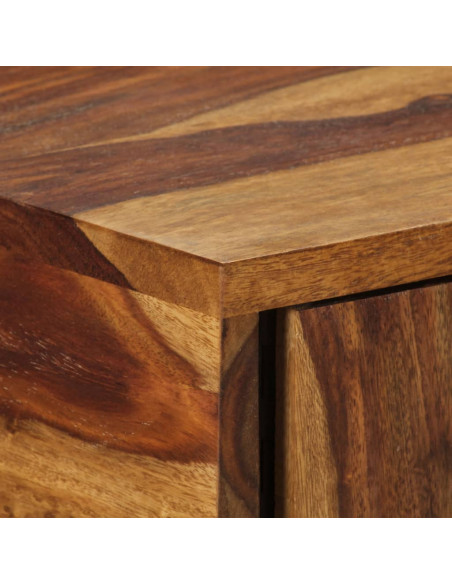 Credenza in Legno Massello di Sheesham 118x35x70 cm