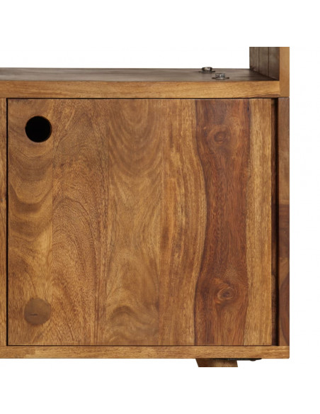 Credenza in Legno Massello di Sheesham 118x35x70 cm