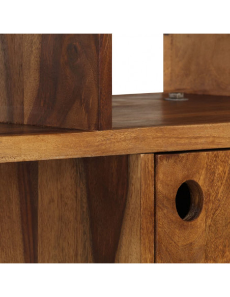Credenza in Legno Massello di Sheesham 118x35x70 cm
