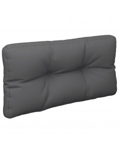 Cuscino per Pallet Antracite 70x40x12 cm in Tessuto