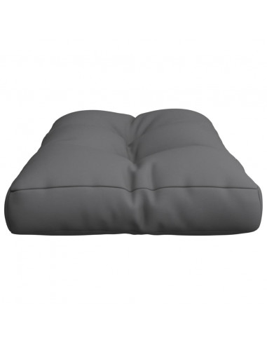 Cuscino per Pallet Antracite 70x40x12 cm in Tessuto