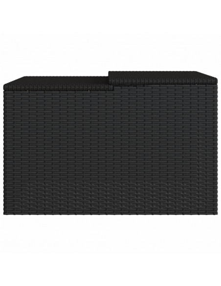 Garage per Robot Tosaerba Nero 86x90x52/57 cm in Polyrattan