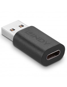 Lindy 41904 adattatore per inversione del genere dei cavi USB 3.2 Type A USB 3.2 Type C Nero 2