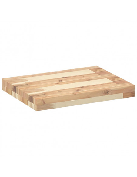 Mensole da Parete 3 pz 40x30x4 cm Legno Acacia Non Trattato