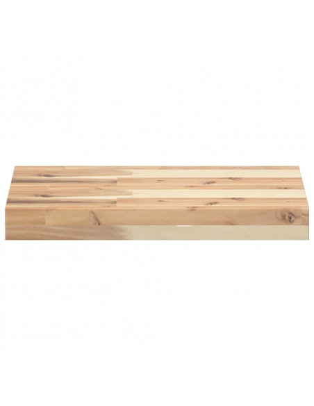 Mensole da Parete 3 pz 40x30x4 cm Legno Acacia Non Trattato
