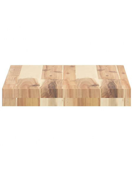 Mensole da Parete 3 pz 40x30x4 cm Legno Acacia Non Trattato