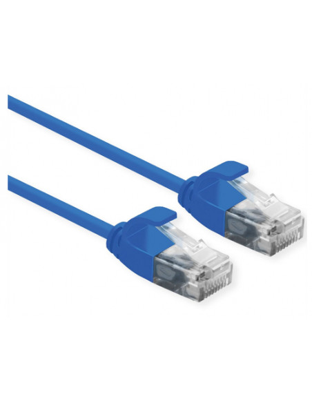 ROLINE UTP DATA CENTER PATCHCORD CAT.6A CLASS EA LSOH SLIM BLU 5M