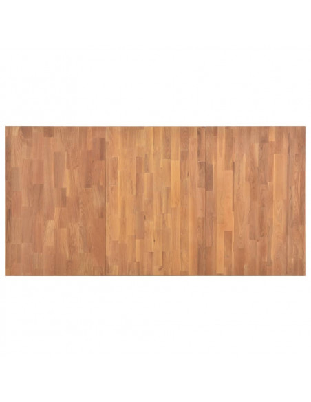 Tavolo da Pranzo 180x90x74 cm in Legno Massello di Rovere
