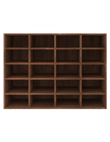 Scarpiera in Legno Multistrato 92x30x67,5 cm Rovere Marrone
