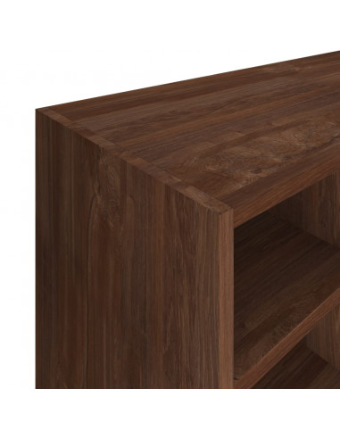 Scarpiera in Legno Multistrato 92x30x67,5 cm Rovere Marrone