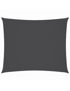 Parasole a Vela Oxford Rettangolare 3x4 m Antracite 2