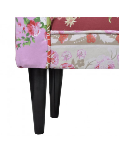 Panchina divanetto patchwork design floreale stile pastorale