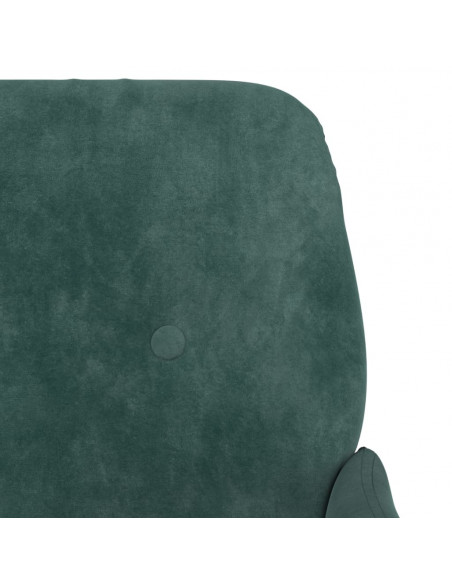 Panca Verde Scuro 108x79x79 cm in Velluto