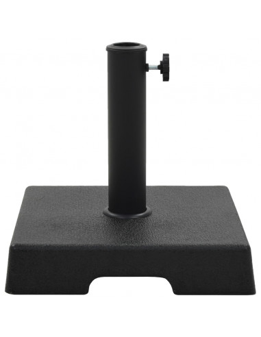 Base per Parasole Quadrata in Poliresina 8 kg Nera