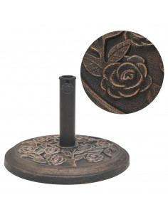 Base per Parasole Circolare in Resina Bronzo 9 kg