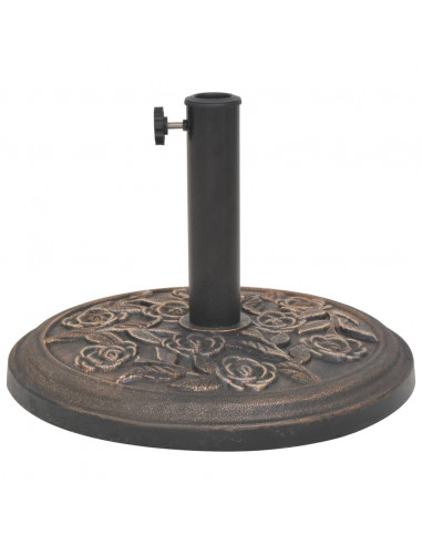 Base per Parasole Circolare in Resina Bronzo 9 kg
