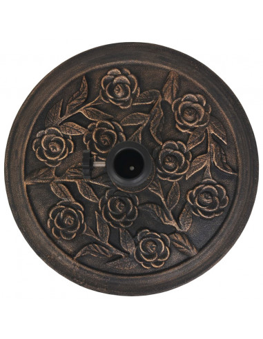 Base per Parasole Circolare in Resina Bronzo 9 kg