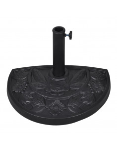 Base per parasole/ombrellone semicircolare in resina