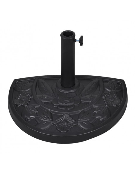 Base per parasole/ombrellone semicircolare in resina