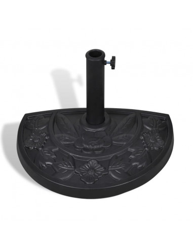 Base per parasole/ombrellone semicircolare in resina