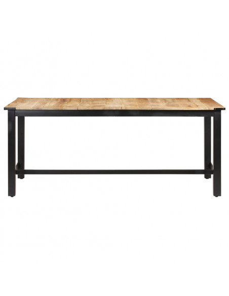Tavolo da Pranzo 180x90x76 cm Legno Massello di Mango Grezzo