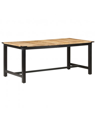 Tavolo da Pranzo 180x90x76 cm Legno Massello di Mango Grezzo