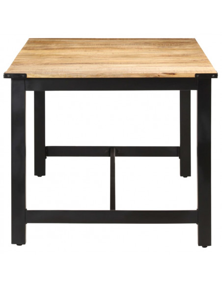 Tavolo da Pranzo 180x90x76 cm Legno Massello di Mango Grezzo
