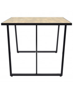 Tavolo da Pranzo Rovere 200x100x75 cm in MDF 2