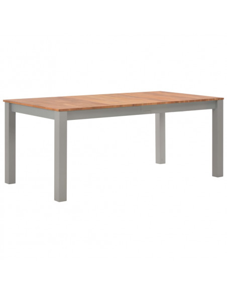 Tavolo da Pranzo 180x90x74 cm in Legno Massello di Rovere