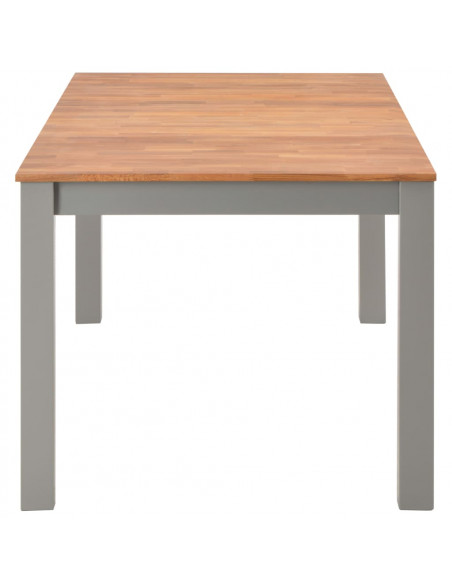 Tavolo da Pranzo 180x90x74 cm in Legno Massello di Rovere