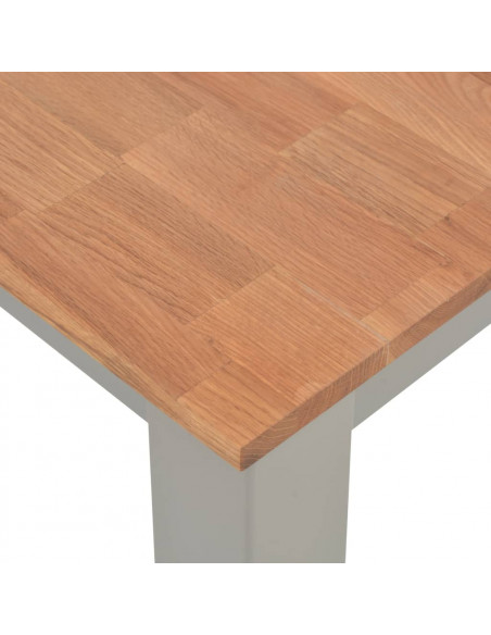 Tavolo da Pranzo 180x90x74 cm in Legno Massello di Rovere