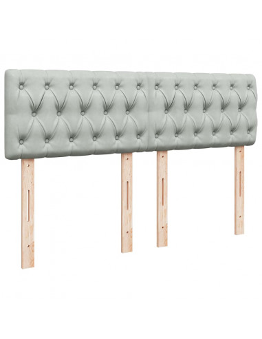 Struttura Letto Pouf con Materasso 140x190 cm Velluto