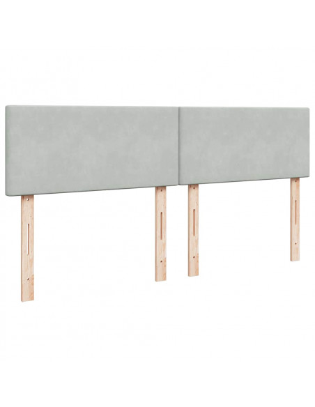 Struttura Letto Pouf con Materassi 200x200 cm Velluto
