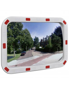 Specchio Traffico Convesso Rettangolare 40x60cm Catarifrangenti 2