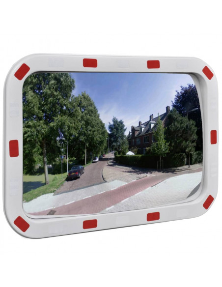 Specchio Traffico Convesso Rettangolare 40x60cm Catarifrangenti