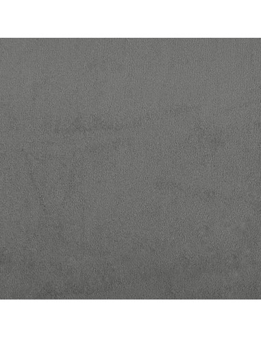 Poggiapiedi Grigio Scuro 60x50x41 cm in Tessuto Microfibra