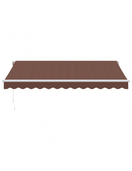 Tenda Sole Retrattile Manuale 350x250 cm Marrone