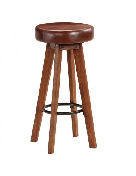 Set da Bar 5 pz in Legno Massello 115x56x107 cm