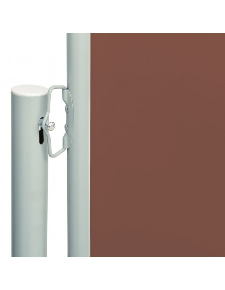Tenda Laterale Retrattile per Patio 117x600 cm Marrone