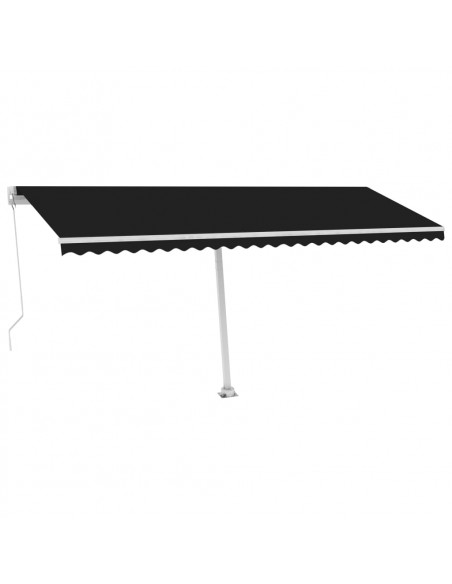 Tenda Sole Retrattile Manuale 500x300 cm Antracite
