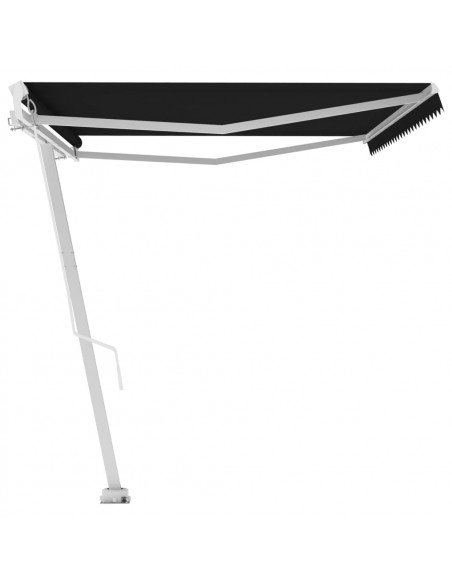 Tenda Sole Retrattile Manuale 500x300 cm Antracite