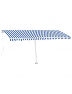 Tenda da Sole Manuale Autoportante 500x300 cm Crema