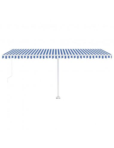 Tenda da Sole Manuale Autoportante 500x300 cm Crema