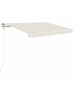 Tenda da Sole Retrattile Manuale 350x250 cm Crema