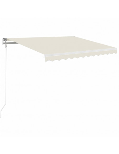 Tenda da Sole Retrattile Manuale 350x250 cm Crema
