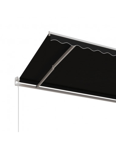 Tenda da Sole Retrattile Automatica 600x350 cm Antracite